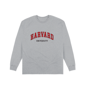 Harvard University Script Heather Grey Sweatshirt